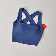 Sports Bra with Cross Back