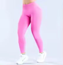 High‑Waist Seamless Leggings