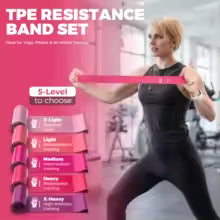 5pcs Resistance Band Set